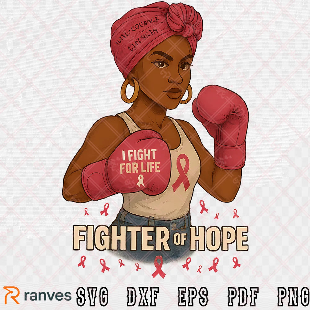 African Breast Cancer Awareness Png, Retro Breast Cancer SVG, PNG, EPS, DXF