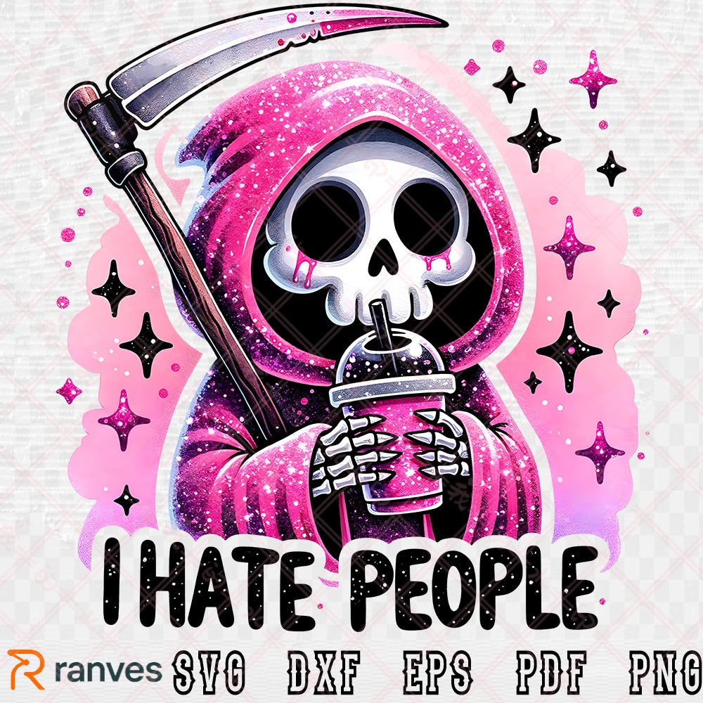 I Hate People PNG, I Hate HumanSVG, PNG, EPS, DXF